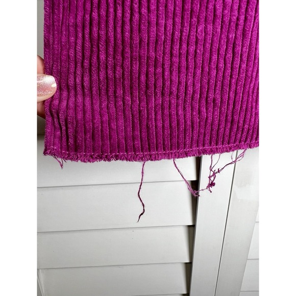 Urban Outfitters BDG Corduroy Raw Hem Mini Skirt Women's Size Small Fuchsia - Picture 5 of 9